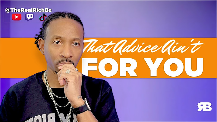 That Advice Ain’t For You video still